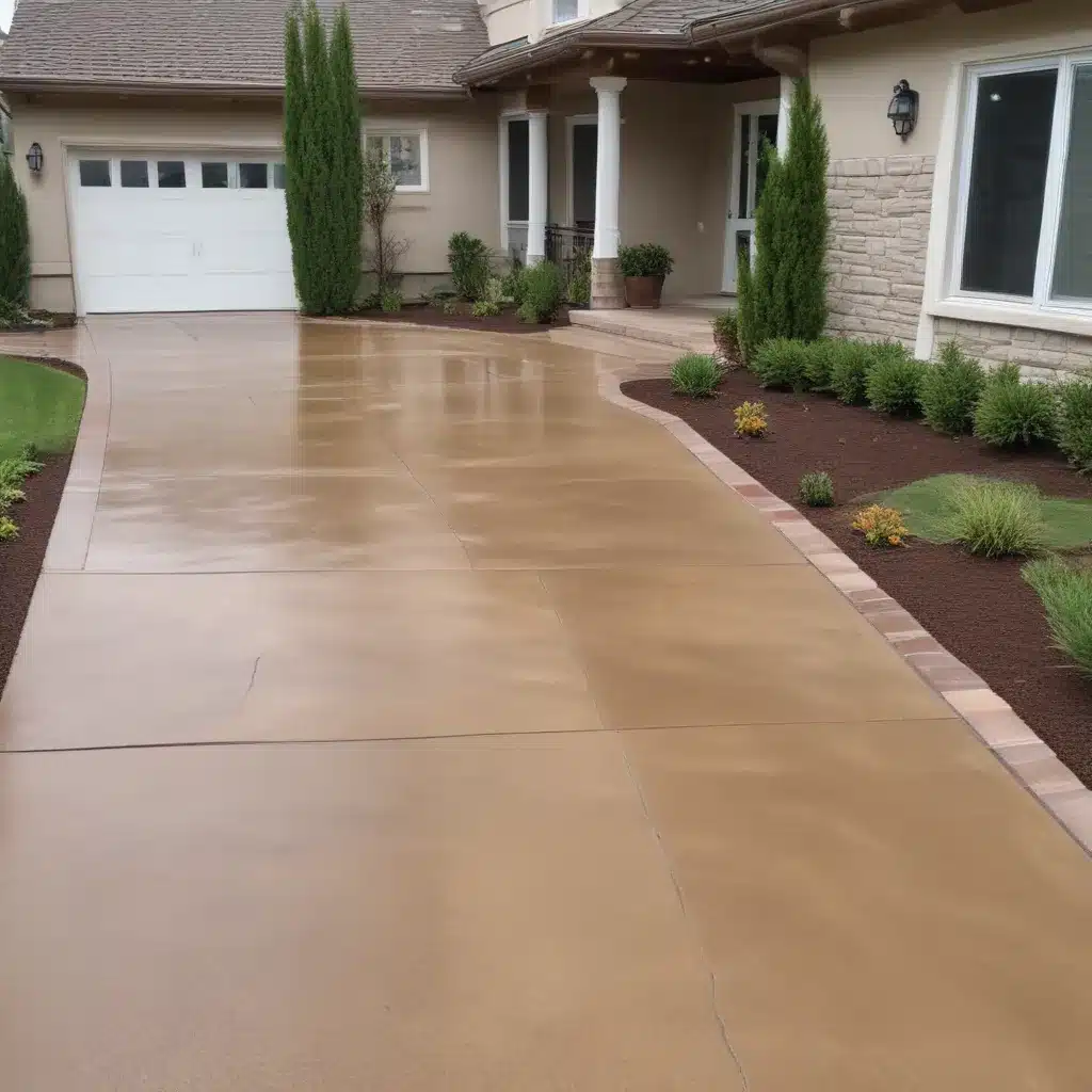 Achieve Distinctive Curb Appeal with Stained Concrete Driveways