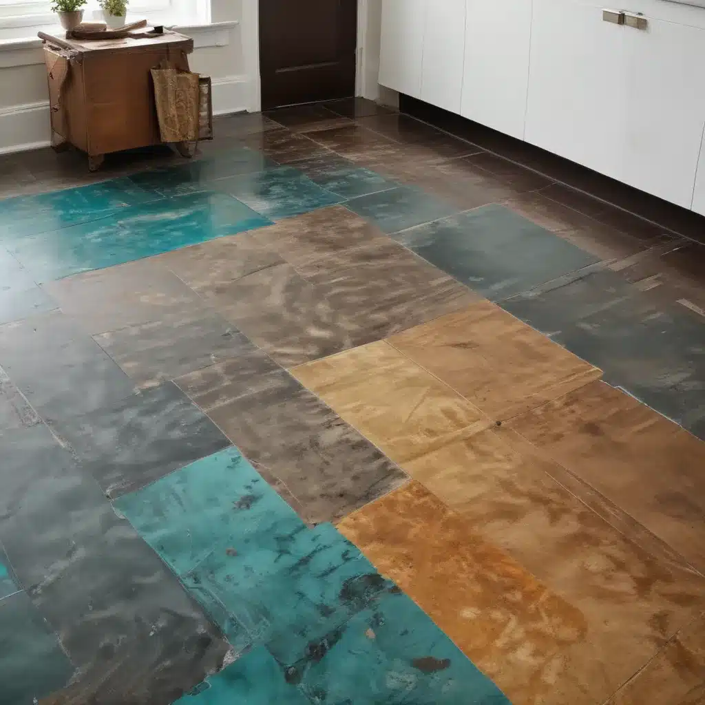Add Pizazz with Acid-Stained Floors
