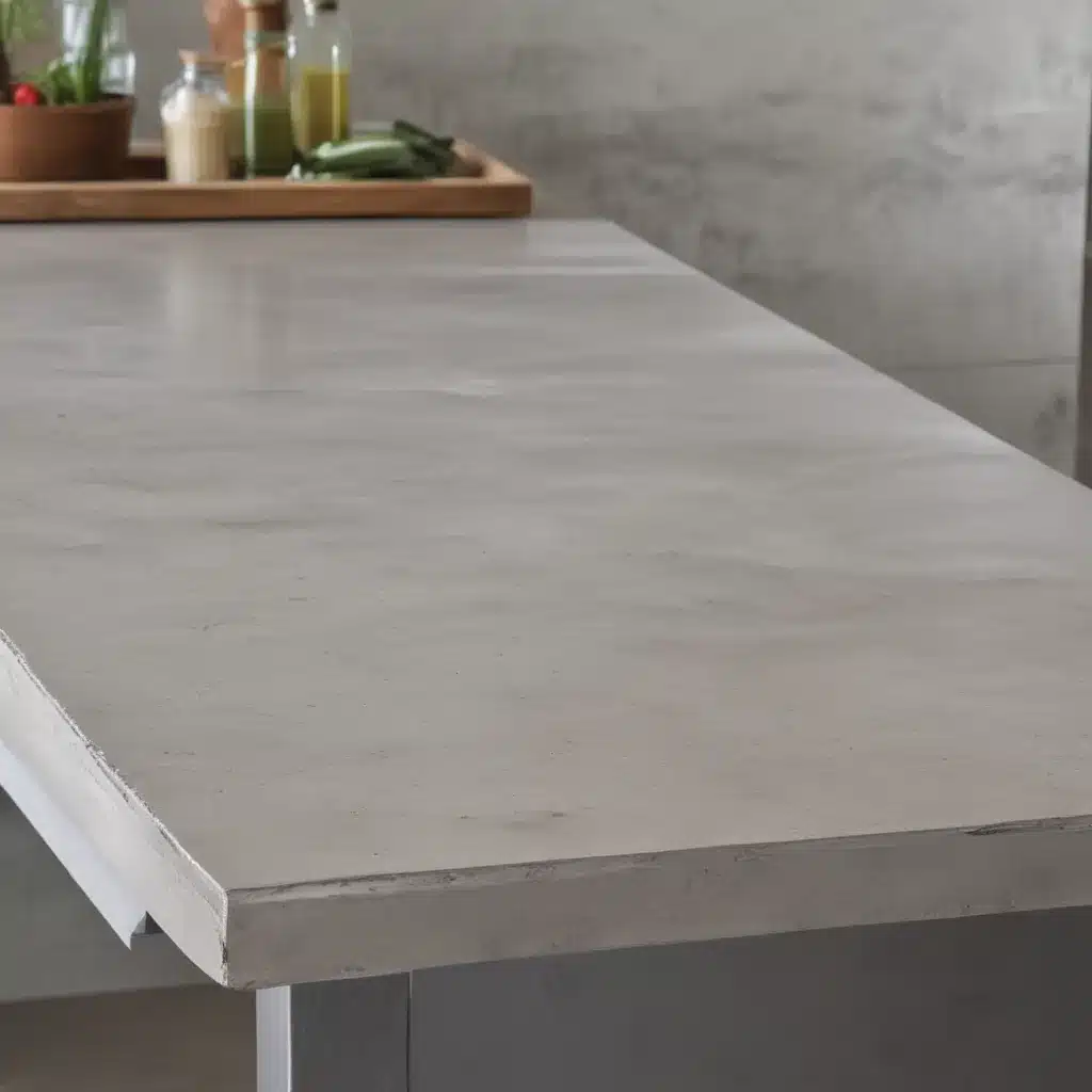 Add Sophistication with Gray Concrete Countertops