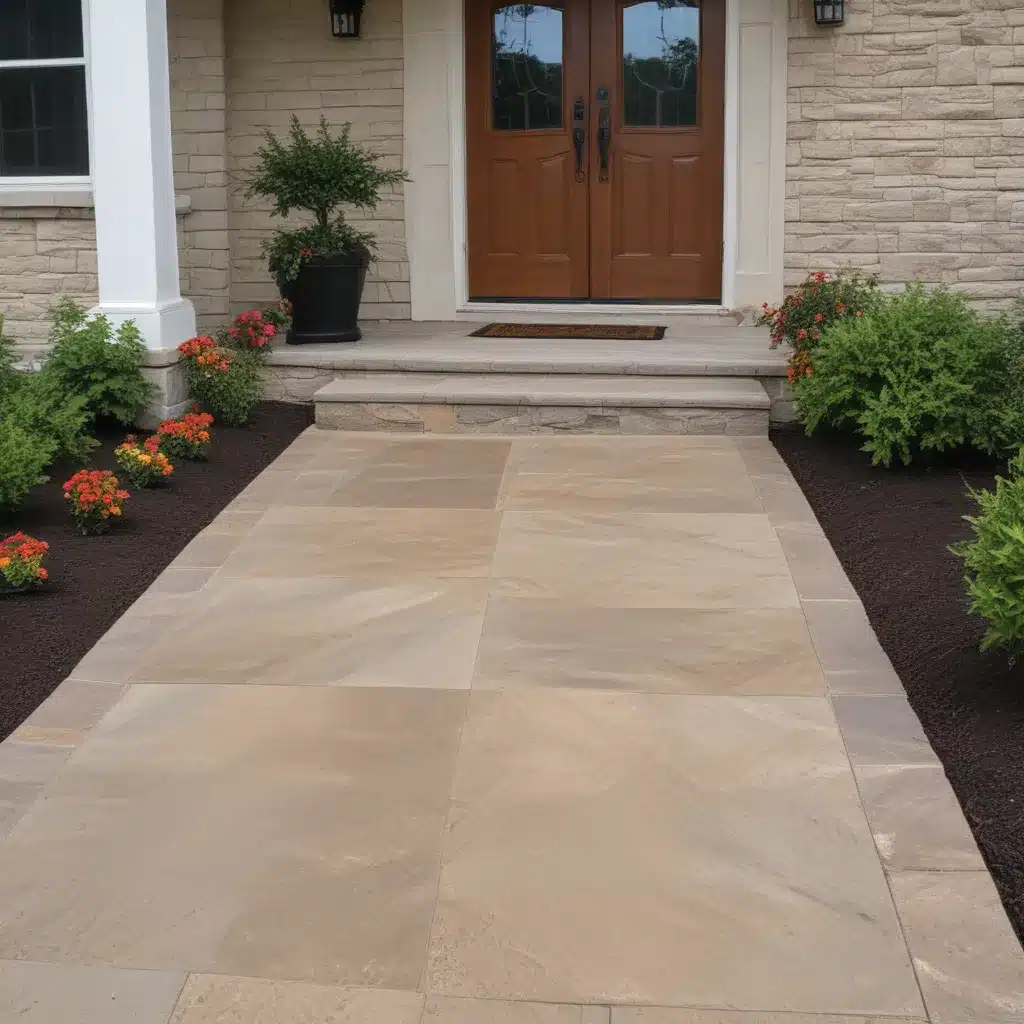 Build Inviting Entryways with Stamped Concrete
