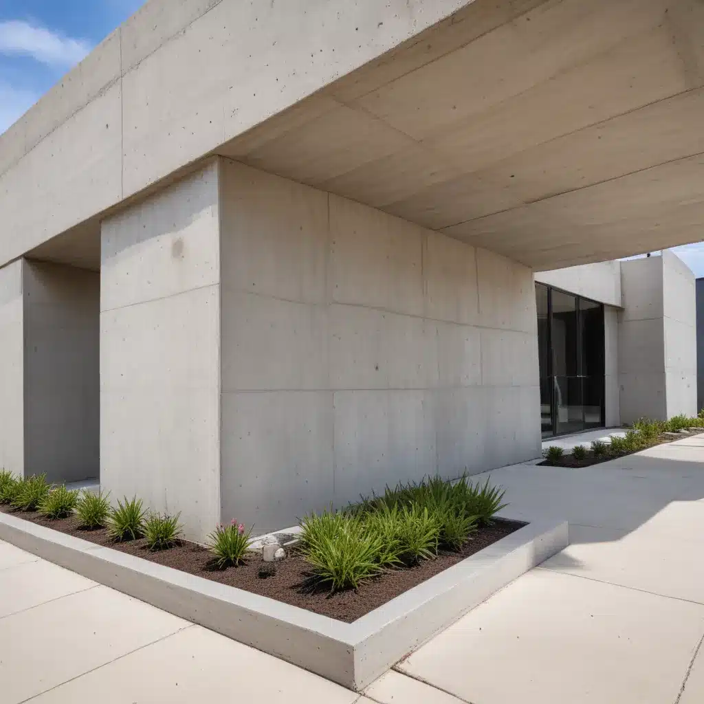 Complement Architecture with Custom Concrete Creations