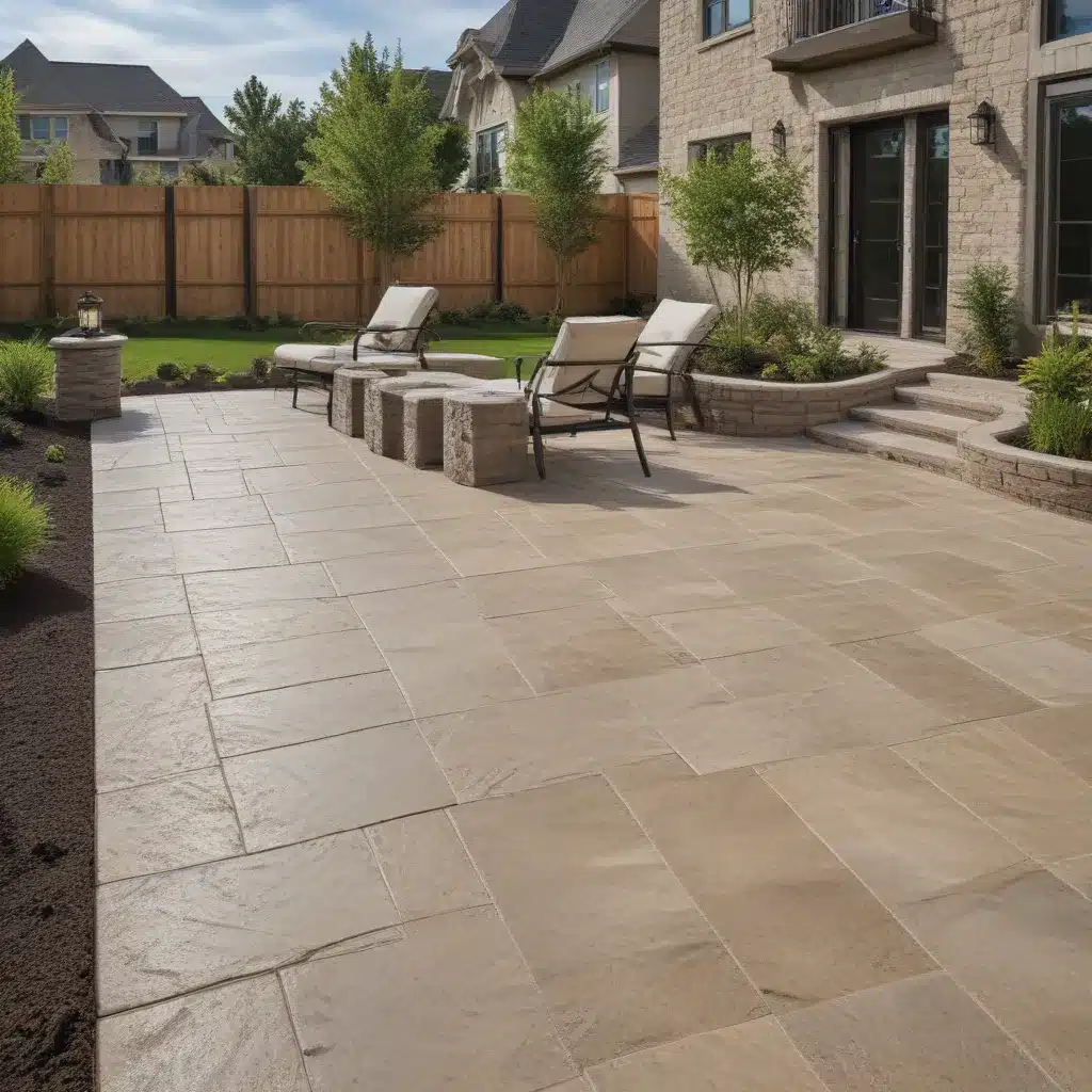 Complement Architecture with Stamped Concrete