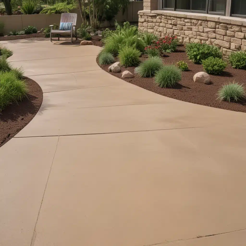 Complement Your Landscape with Earth-Toned Concrete