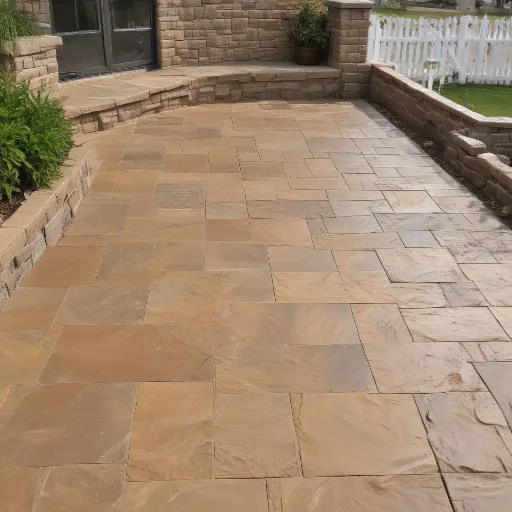 Create a Rustic Look with Ashlar Pattern Stamped Concrete