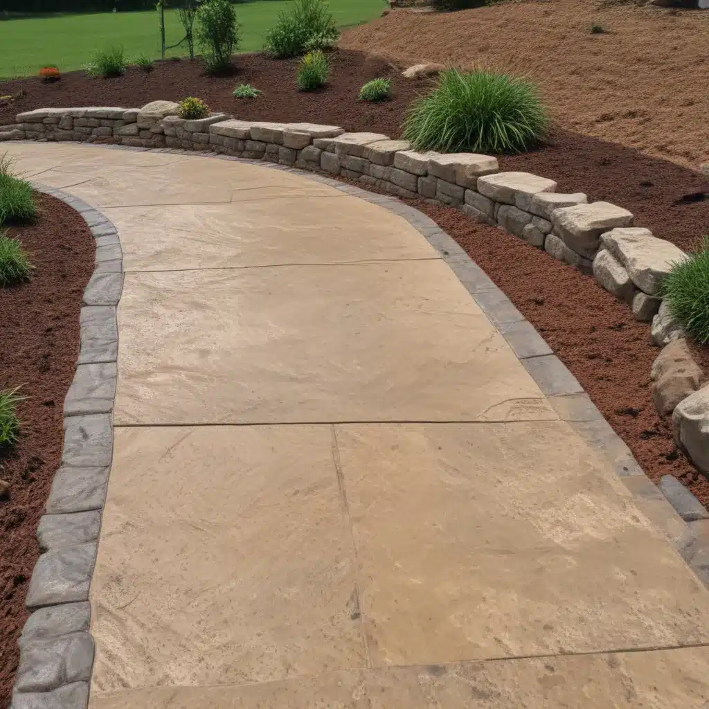 Creative Stamped Concrete Borders and Details in Nashville