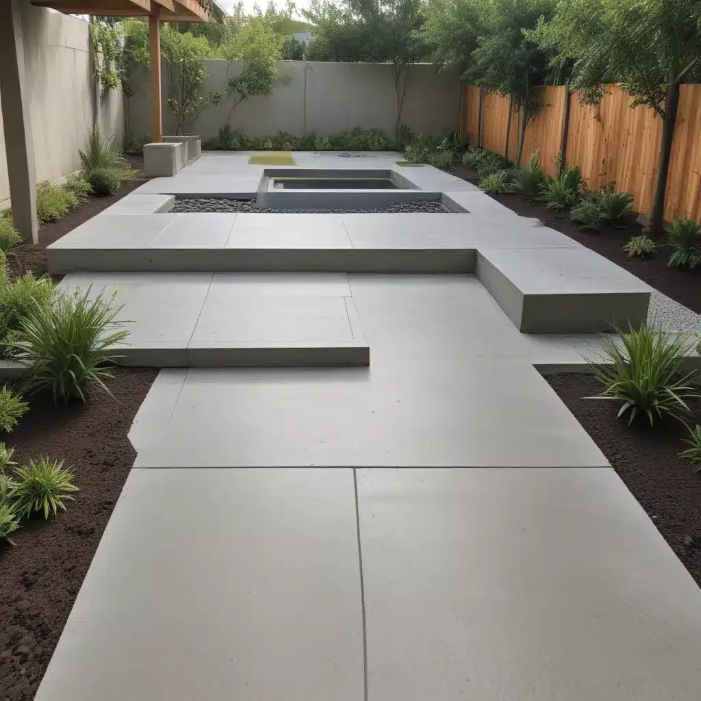 Designing Outdoor Rooms with Concrete