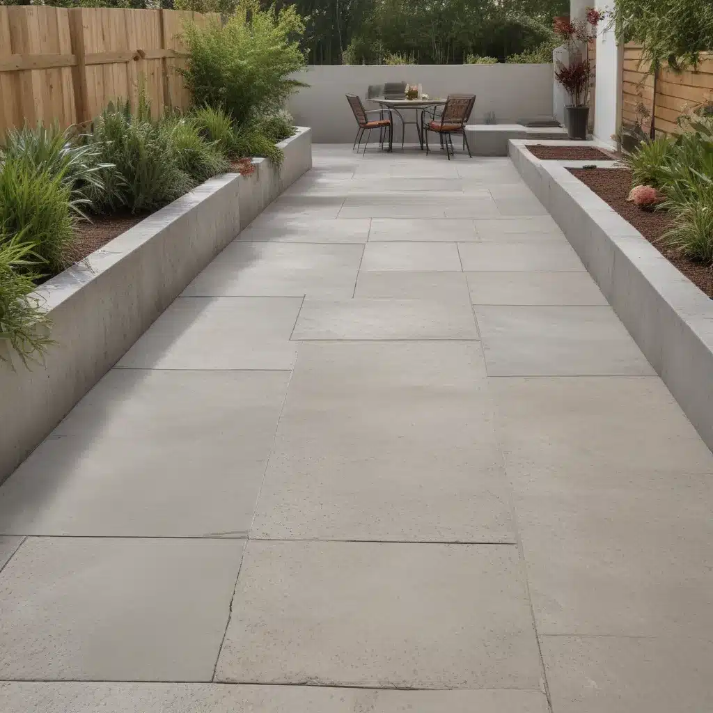 Elevate Outdoor Living with Textured Concrete