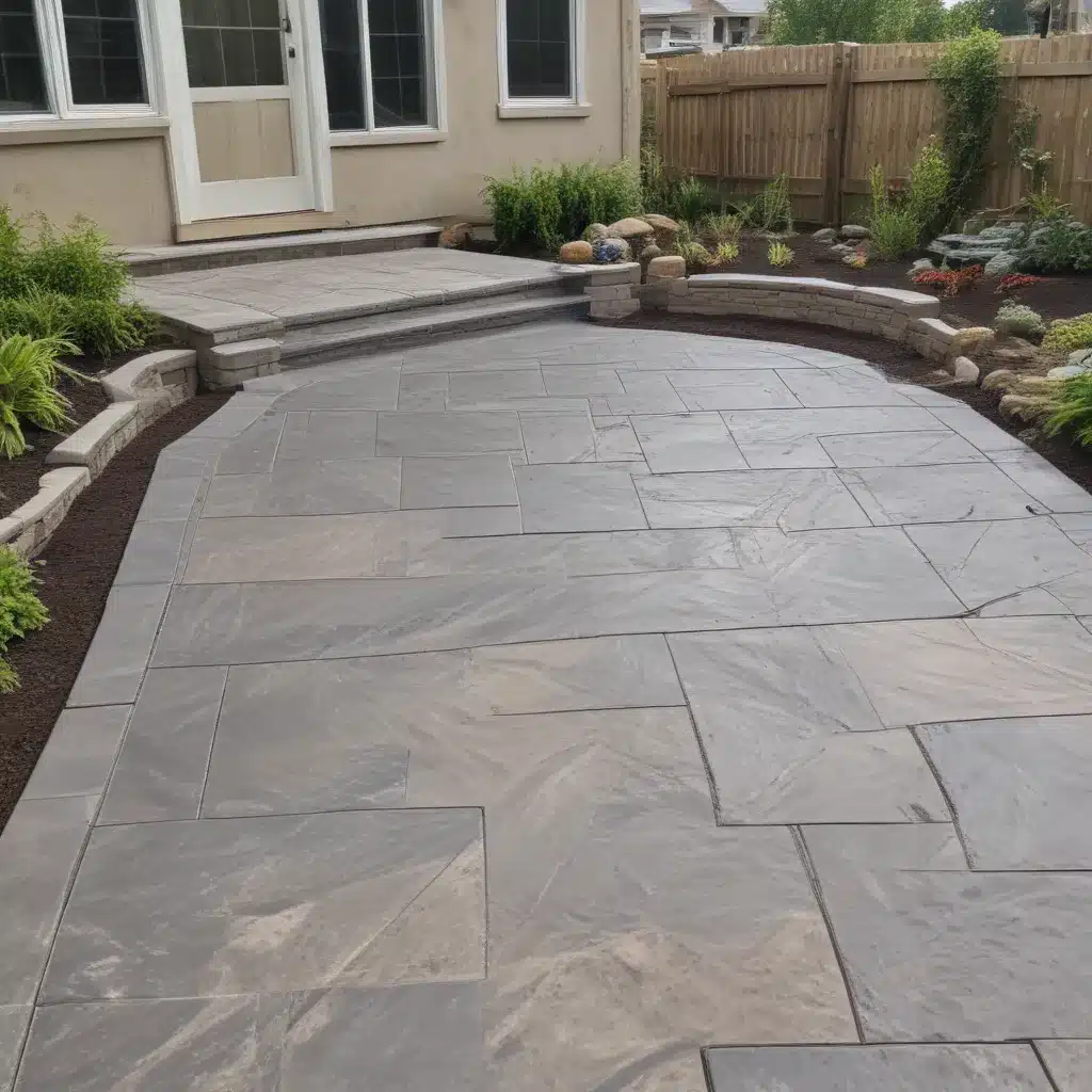 Get Creative with Geometric Stamped Concrete