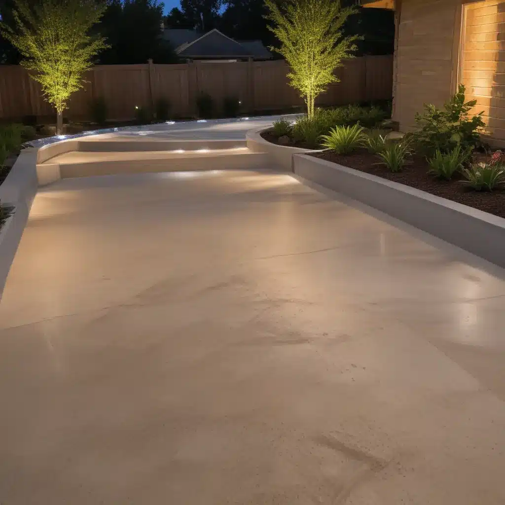 Illuminate Your Landscape with Glow Concrete