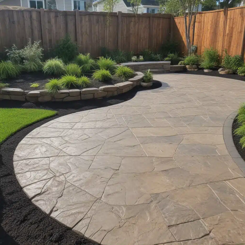 Incorporate Stamped Concrete into Landscapes