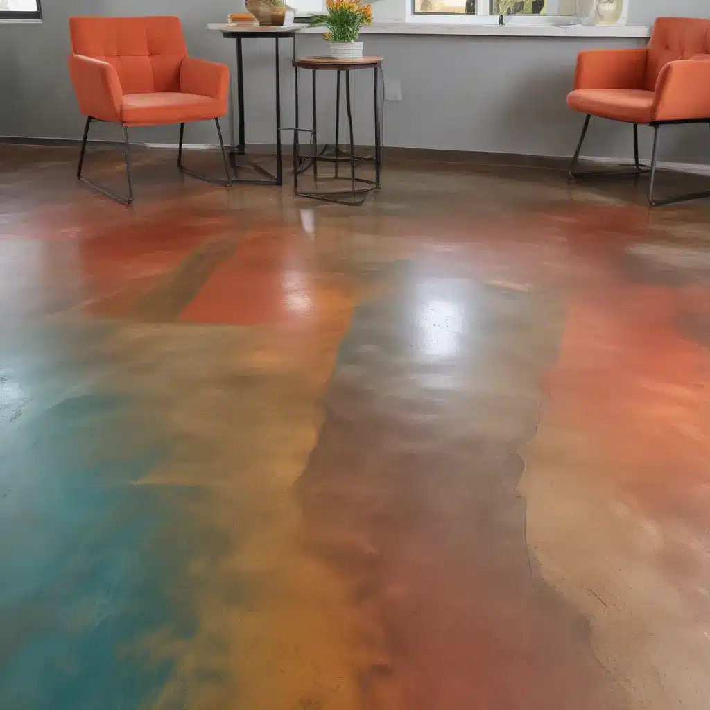 Infuse Color with Vibrant Acid-Stained Concrete Floors