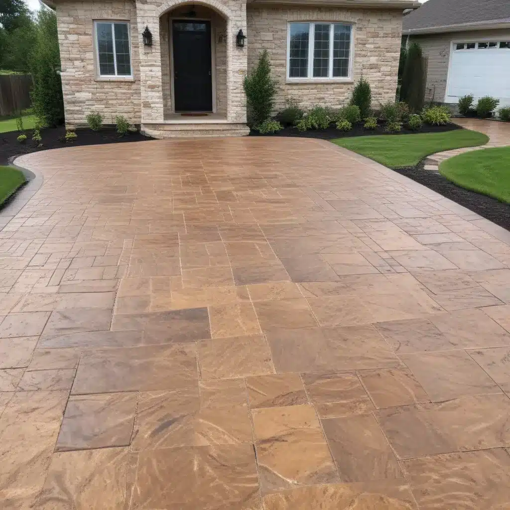 Innovative Stamped Concrete Driveway Ideas