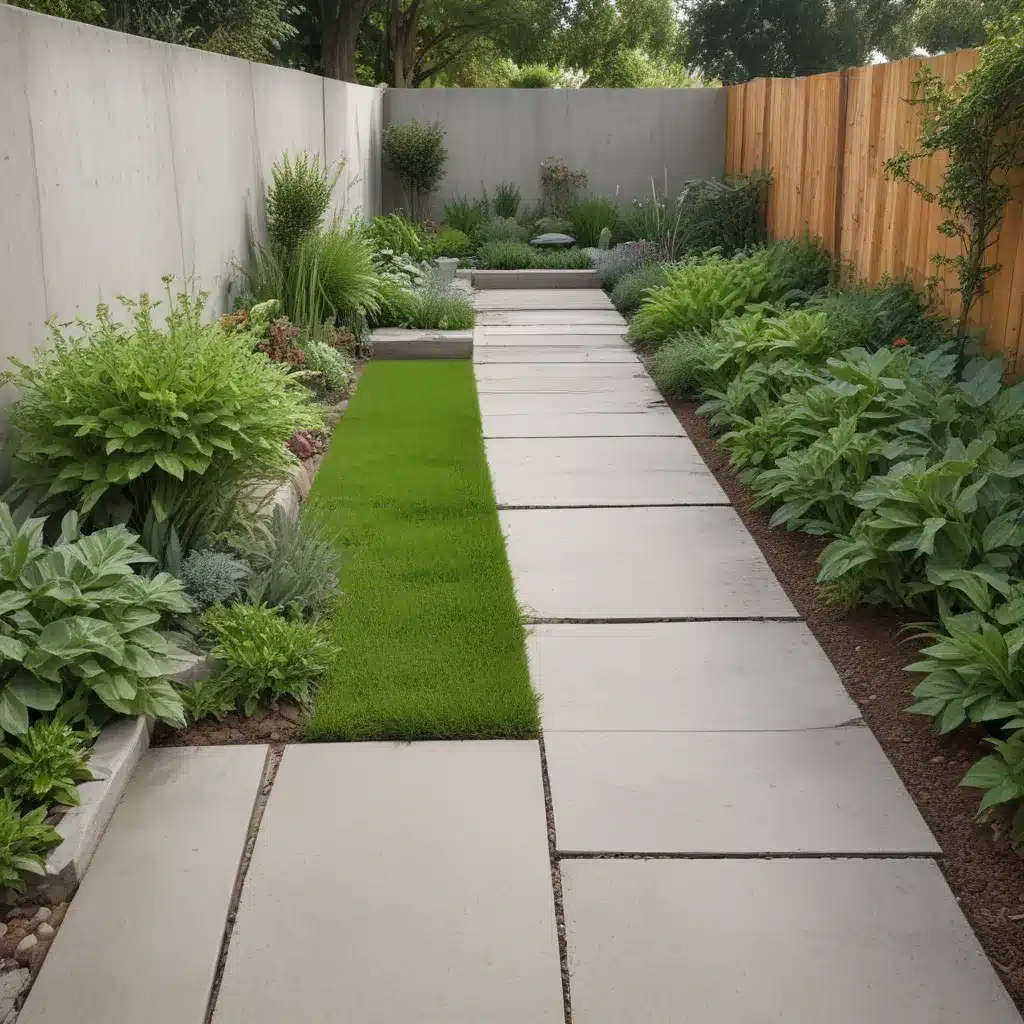 Integrate Concrete into Garden Designs