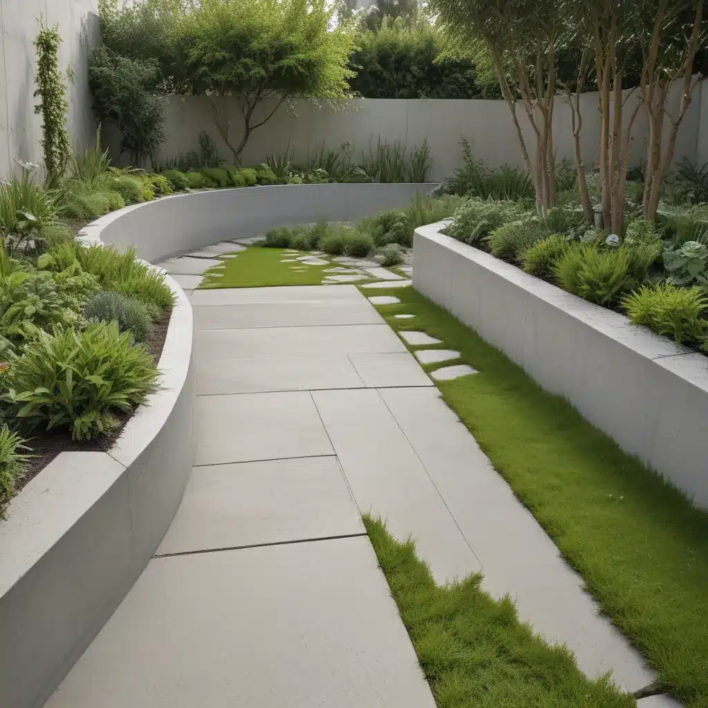 Integrate Concrete into Gardens