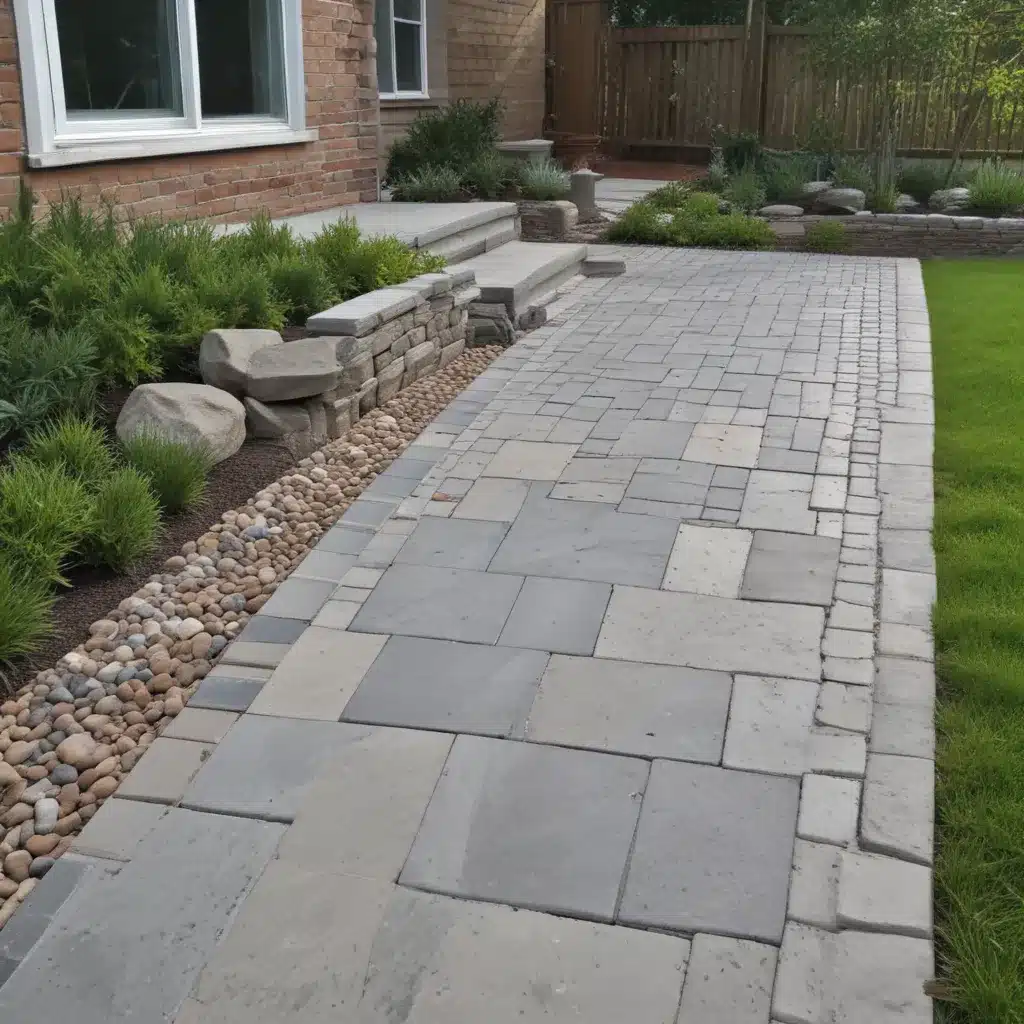 Mix Concrete and Pavers for Stunning Effects