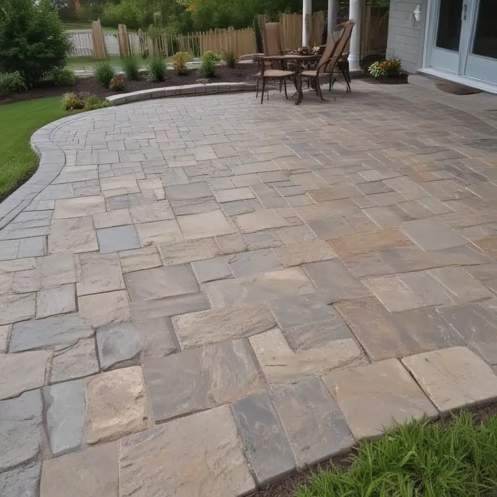 Mixing Stamped Concrete and Pavers for Stunning Effects