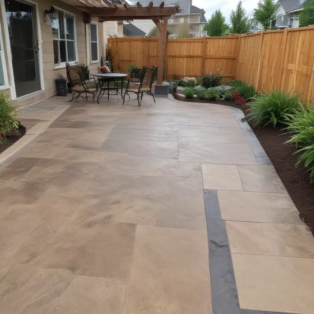 Personalize Outdoor Living with Decorative Concrete