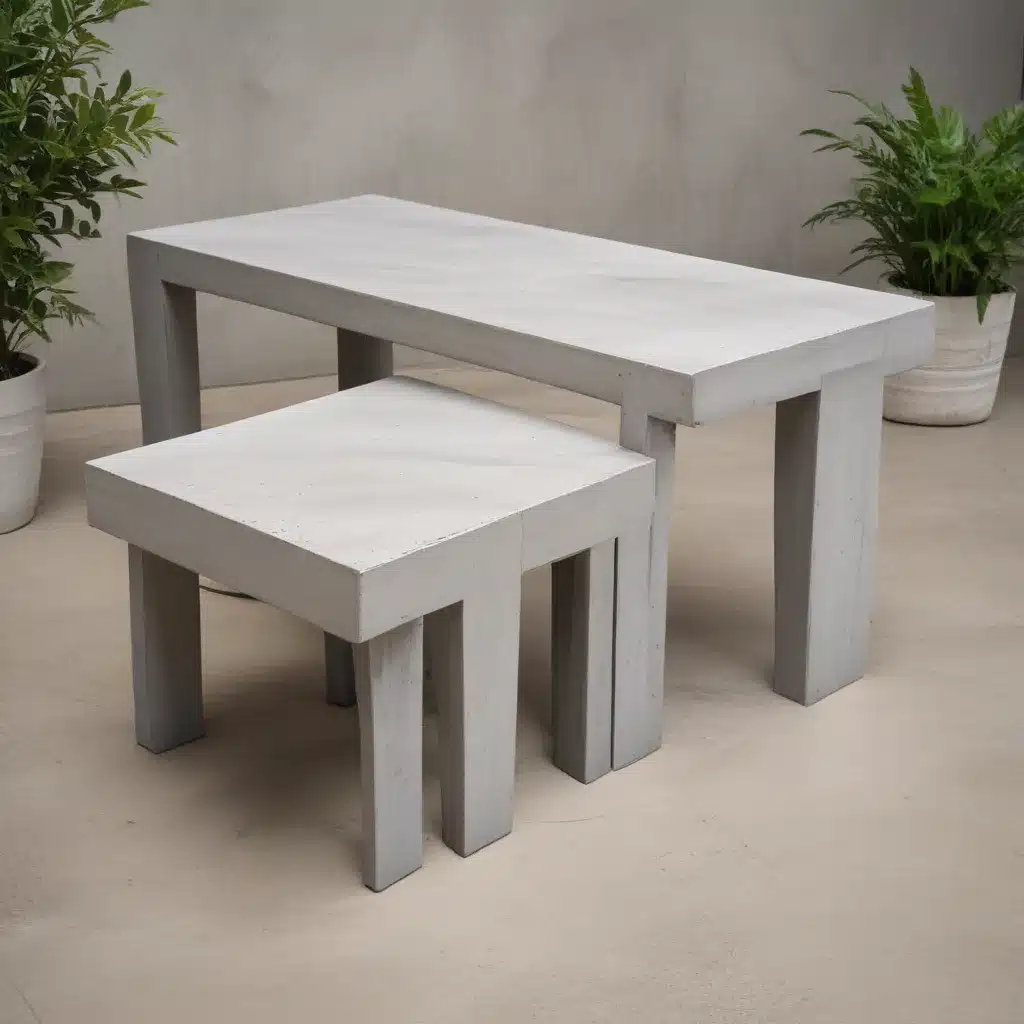 Relax in Style with Concrete Furniture