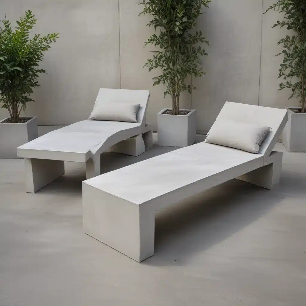 Relaxing in Style with Concrete Furniture