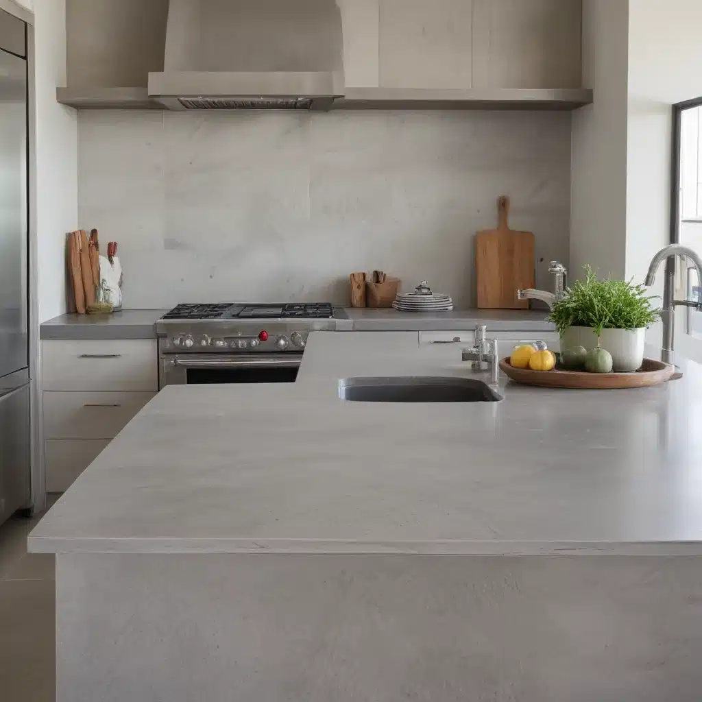Sophisticate with Gray Concrete Countertops