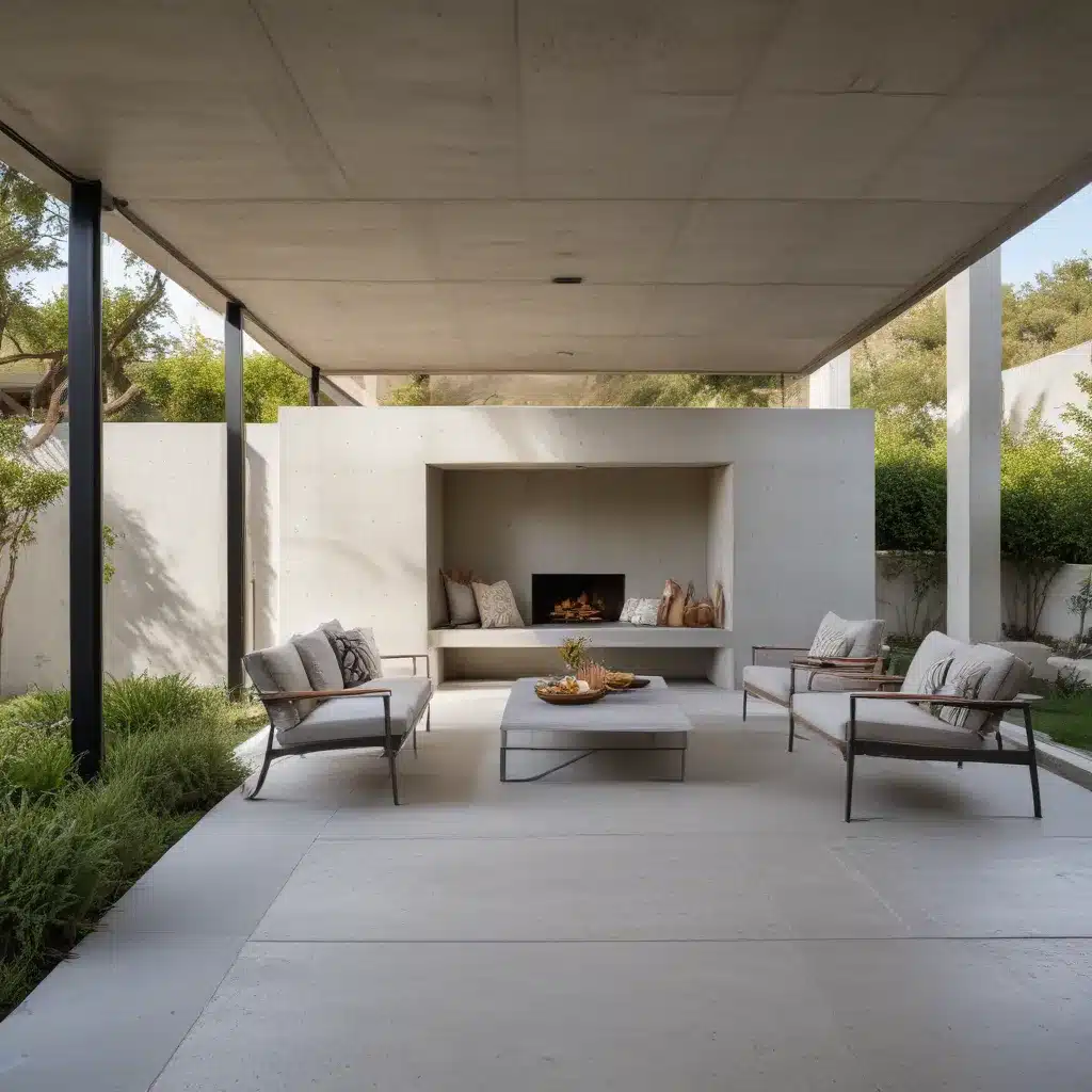 Textured Concrete Elevates Outdoor Living