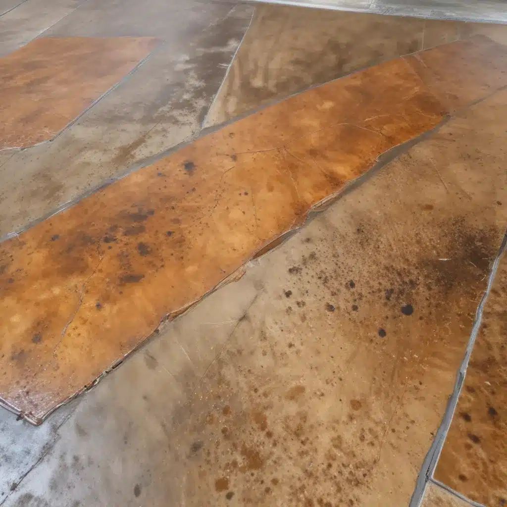 Unique Concrete Acid Stain Designs