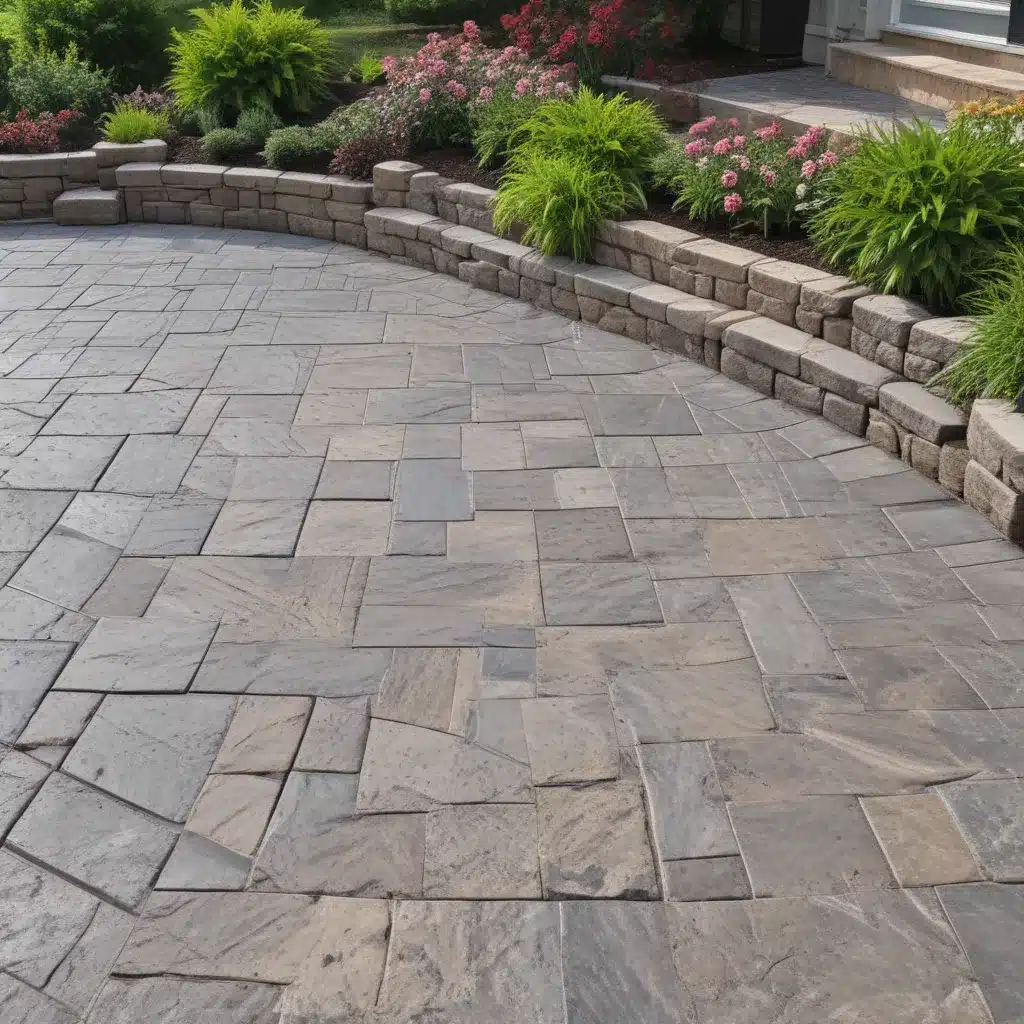 Unleash Creativity with Intricate Geometric Stamped Concrete Patterns