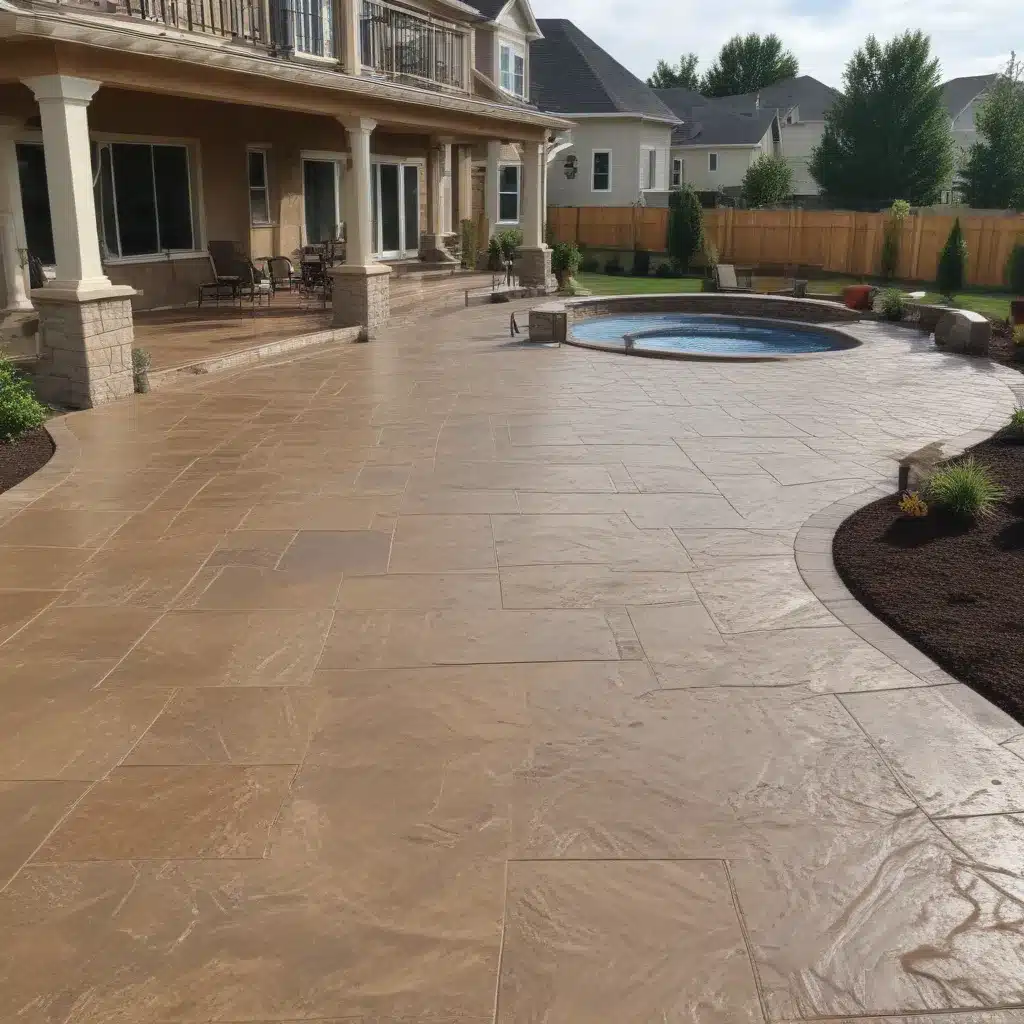 Versatile Stamped Concrete for Indoor and Outdoor Living