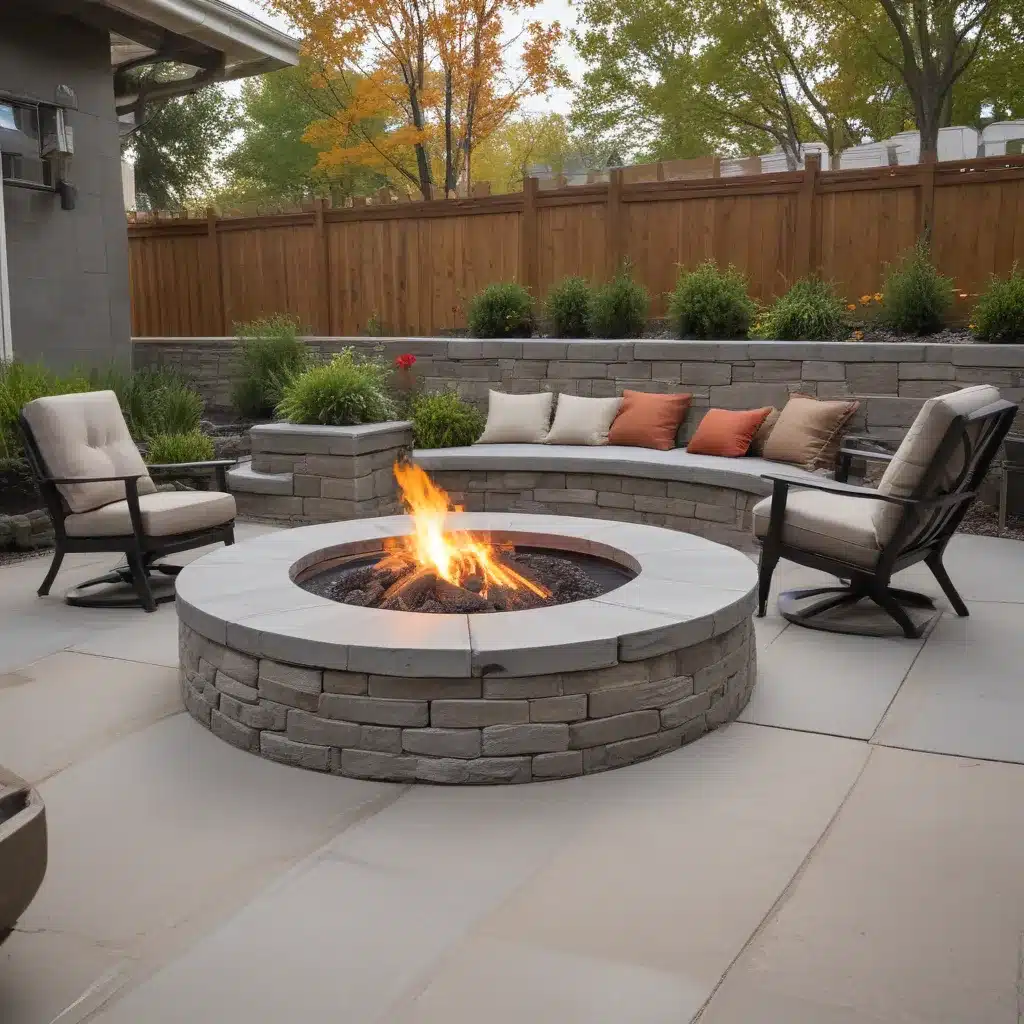 Warm Up Patios with Concrete Fire Pits